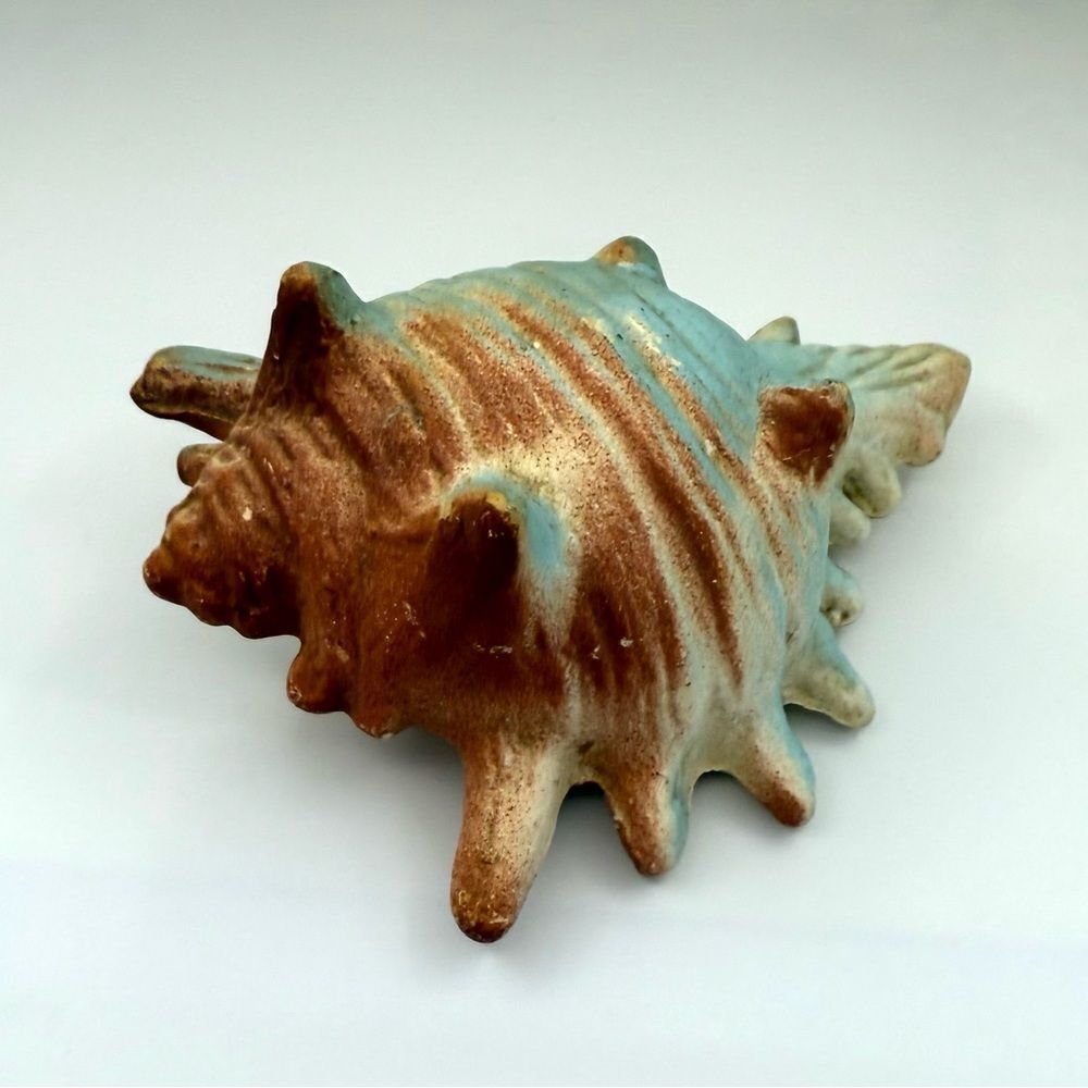 Pottery Ceramic Conch Sea Shell Nautical Tropical Decor